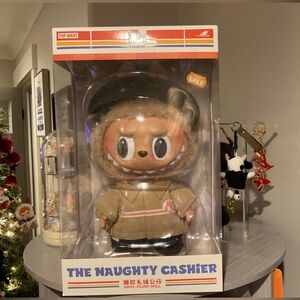 Pop Mart Labubu The Naughty Cashier Vinyl Plush Doll